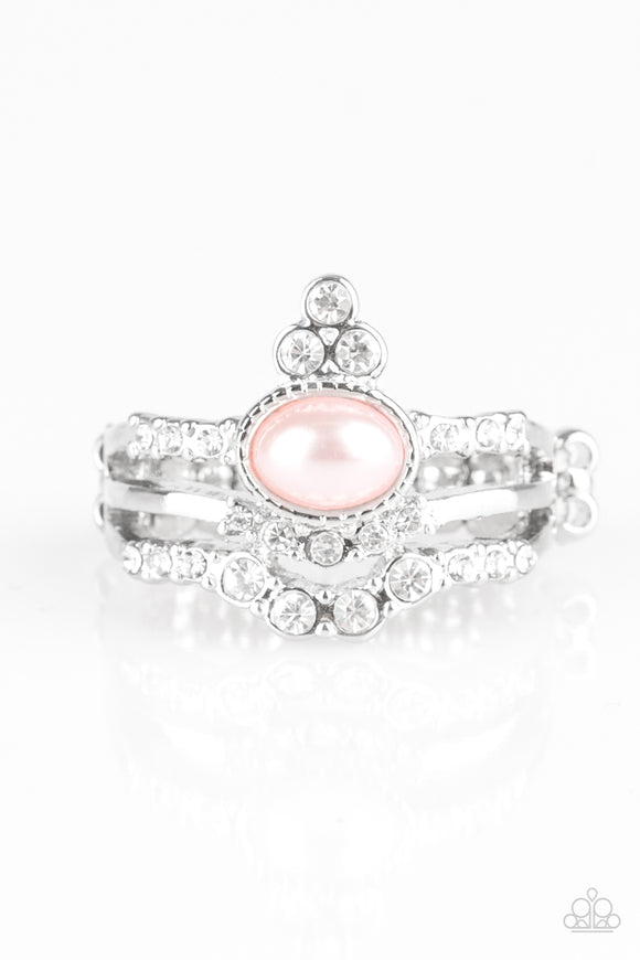 Paparazzi Accessories Timeless Tiaras Pink Ring - Pure Elegance by Kym