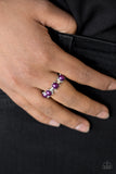 Paparazzi Accessories More Or PRICELESS Purple Ring - Pure Elegance by Kym