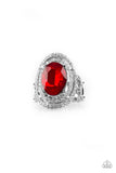Paparazzi Accessories Making History Red Ring - Pure Elegance by Kym