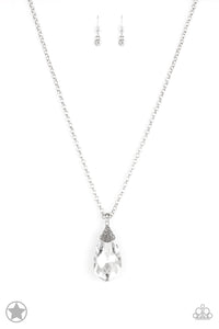 Paparazzi Accessories Spellbinding Sparkle White Necklace - Pure Elegance by Kym