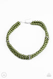 Paparazzi Accessories Put On Your Party Dress - Green Necklace - Pure Elegance by Kym