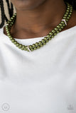 Paparazzi Accessories Put On Your Party Dress - Green Necklace - Pure Elegance by Kym