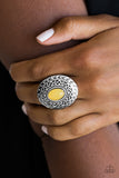 Paparazzi Accessories Hello Sunshine Yellow Ring - Pure Elegance by Kym