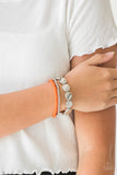 Paparazzi Accessories Beyond The Basics Orange Bracelet - Pure Elegance by Kym