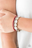 Paparazzi Accessories Beyond The Basics Red Bracelet - Pure Elegance by Kym