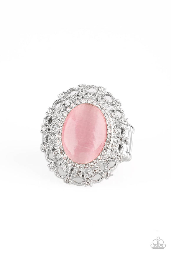Paparazzi Jewelry BAROQUE The Spell - Pink Ring - Pure Elegance by Kym