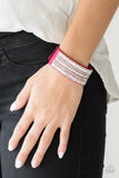 Paparazzi Accessories Rebel Radiance Pink Bracelet - Pure Elegance by Kym