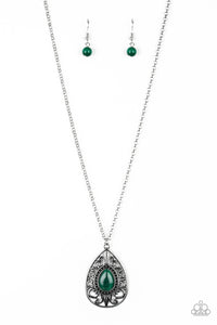 Paparazzi Accessories Modern Majesty Green Necklace - Pure Elegance by Kym