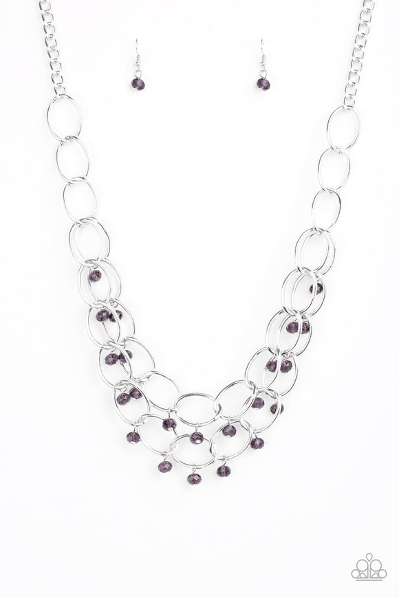 Paparazzi Jewelry Yacht Tour - Purple Necklace - Pure Elegance by Kym