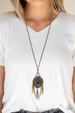 Paparazzi Accessories Cactus Canyon Brass Necklace - Pure Elegance by Kym