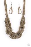 Paparazzi Jewelry City Catwalk - Brass Necklace - Pure Elegance by Kym