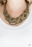 Paparazzi Jewelry City Catwalk - Brass Necklace - Pure Elegance by Kym