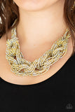 Paparazzi Jewelry City Catwalk - Gold Necklace - Pure Elegance by Kym