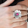 Paparazzi Accessories Boho Blossom Pink Ring - Pure Elegance by Kym