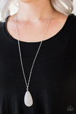 Paparazzi Accessories Stone River Silver Necklace - Pure Elegance by Kym