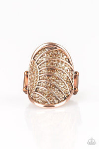 Paparazzi Accessories Dazzle Daze Copper Ring - Pure Elegance by Kym