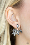 Paparazzi Jewelry Deco Dynamite - Silver Jacket Earring - Pure Elegance by Kym