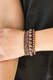 Paparazzi Accessories Rose Garden Gala Copper Bracelet - Pure Elegance by Kym