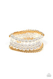 Paparazzi Jewelry Industrial Incognito - Gold Bracelet - Pure Elegance by Kym
