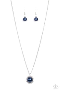 Paparazzi Accessories Wall Street Wonder Blue Necklace - Pure Elegance by Kym
