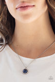 Paparazzi Accessories Wall Street Wonder Blue Necklace - Pure Elegance by Kym