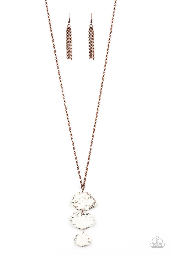 Paparazzi Accessories On The ROAM Again - Copper Necklace - Pure Elegance by Kym