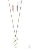Paparazzi Accessories On The ROAM Again - Copper Necklace - Pure Elegance by Kym
