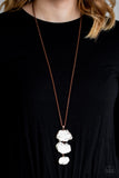 Paparazzi Accessories On The ROAM Again - Copper Necklace - Pure Elegance by Kym