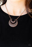Paparazzi Accessories Get Well Moon Copper Necklace - Pure Elegance by Kym