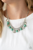 Paparazzi Accessories Seaside Sophistication - Green Necklace - Pure Elegance by Kym
