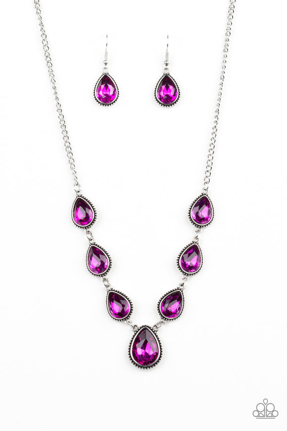 Paparazzi Accessories Socialite Social Pink Necklace - Pure Elegance by Kym