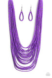 Paparazzi Jewelry Rio Rainforest - Purple Necklace - Pure Elegance by Kym