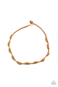 Paparazzi Accessories WOOD You Believe It? Brown Urban Necklace - Pure Elegance by Kym
