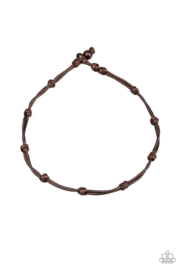 Paparazzi Accessories In or SCOUT Brown Necklace - Pure Elegance by Kym