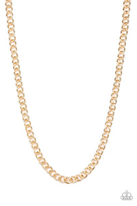 Paparazzi Jewelry Full Court - Gold Necklace - Pure Elegance by Kym