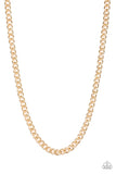Paparazzi Jewelry Full Court - Gold Necklace - Pure Elegance by Kym