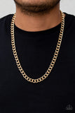 Paparazzi Jewelry Full Court - Gold Necklace - Pure Elegance by Kym