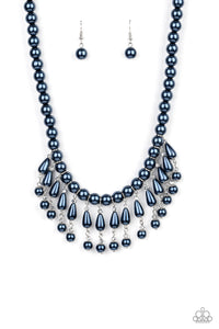 Paparazzi Accessories Miss Majestic - Blue Necklace - Pure Elegance by Kym