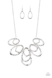Paparazzi Accessories Terra Storm Silver Necklace - Pure Elegance by Kym