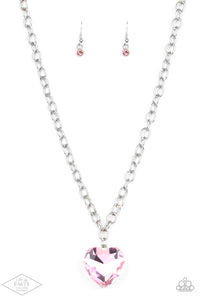 Paparazzi Accessories Flirtatiously Flashy Pink Necklace - Pure Elegance by Kym