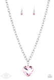 Paparazzi Accessories Flirtatiously Flashy Pink Necklace - Pure Elegance by Kym
