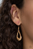 Paparazzi Jewelry Teardrop Envy - Gold Necklace - Pure Elegance by Kym