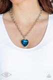 Paparazzi Accessories Flirtatiously Flashy - Blue Necklace - Pure Elegance by Kym