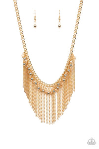 Paparazzi Accessories Divinely Diva Gold Necklace - Pure Elegance by Kym