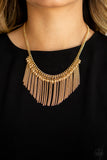 Paparazzi Accessories Divinely Diva Gold Necklace - Pure Elegance by Kym