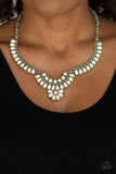 Paparazzi Jewelry Omega Oasis - White Necklace - Pure Elegance by Kym