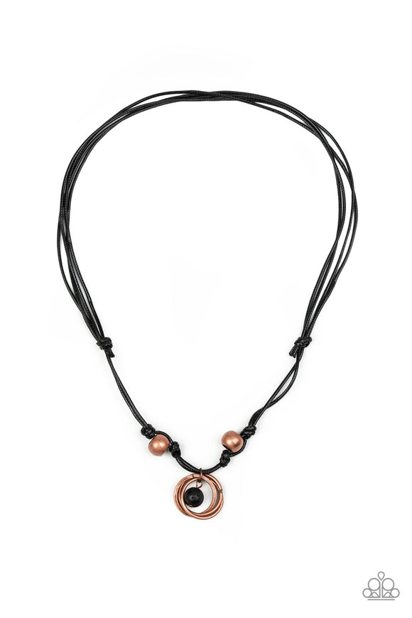 Paparazzi Accessories Rural Ringleader Copper Urban Necklace - Pure Elegance by Kym