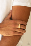Paparazzi Accessories Atlas Men's Gold Ring - Pure Elegance by Kym