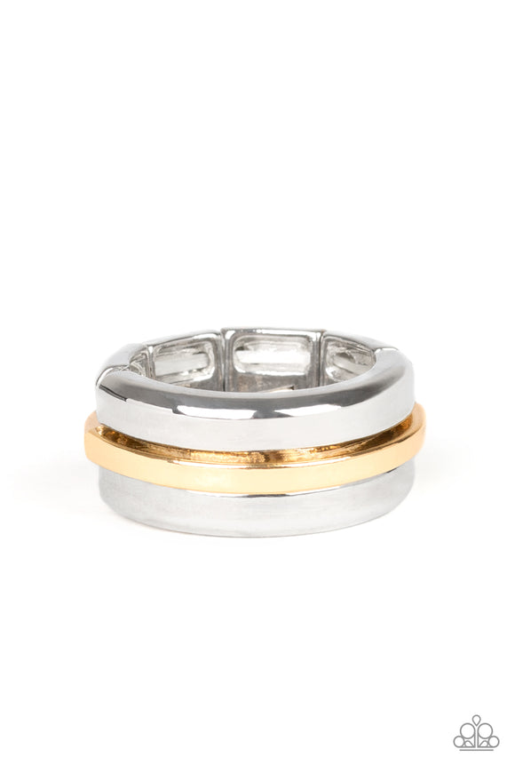 Paparazzi Accessories Battle Tank Silver Ring - Pure Elegance by Kym