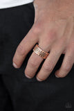 Paparazzi Jewelry All Wheel Drive - Copper Ring - Pure Elegance by Kym